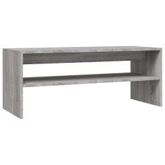  Mesa de centro 100x40x40 cm derivados madeira cinzento sonoma